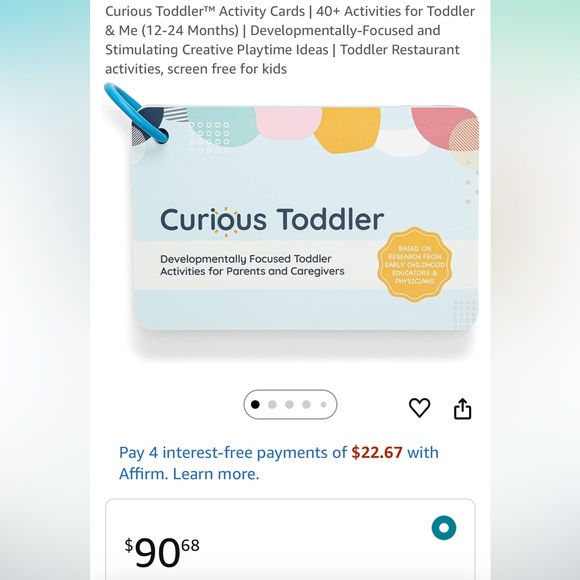 Curious Baby & Curious Toddler Activity Cards Bundle - Picture 5 of 12